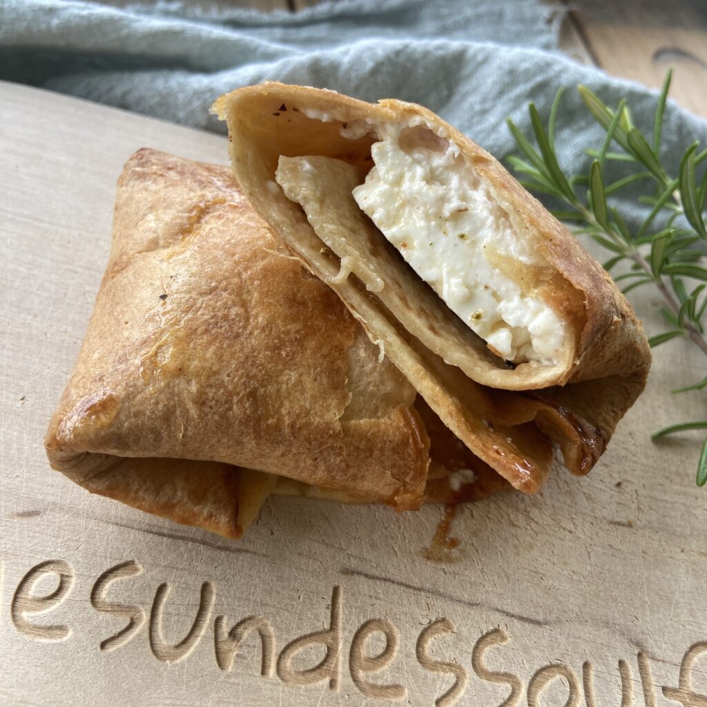 Feta Wrap mit Hönig