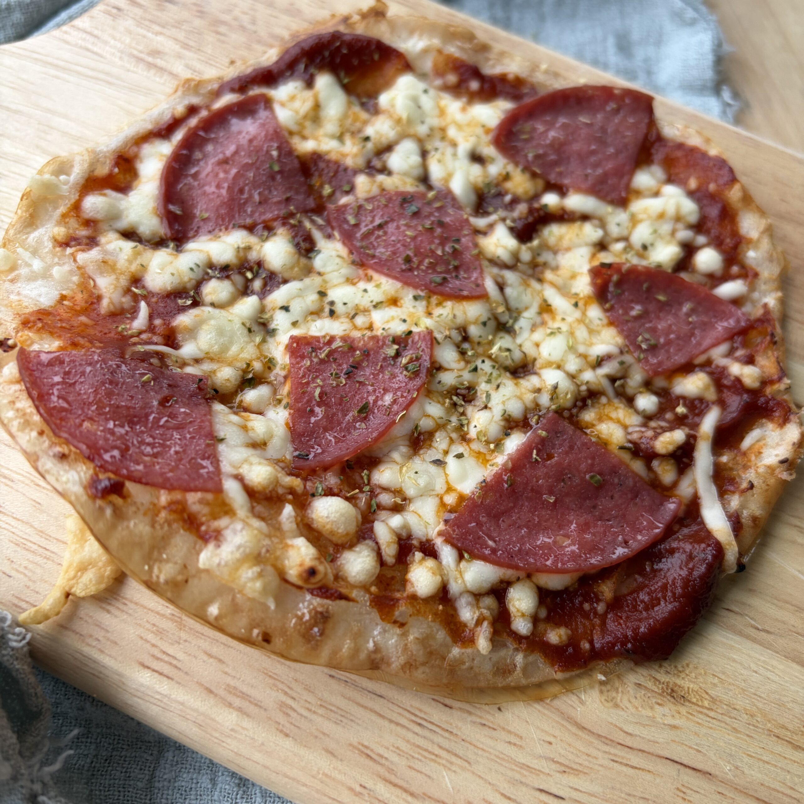 Mini Reispapier Pizza