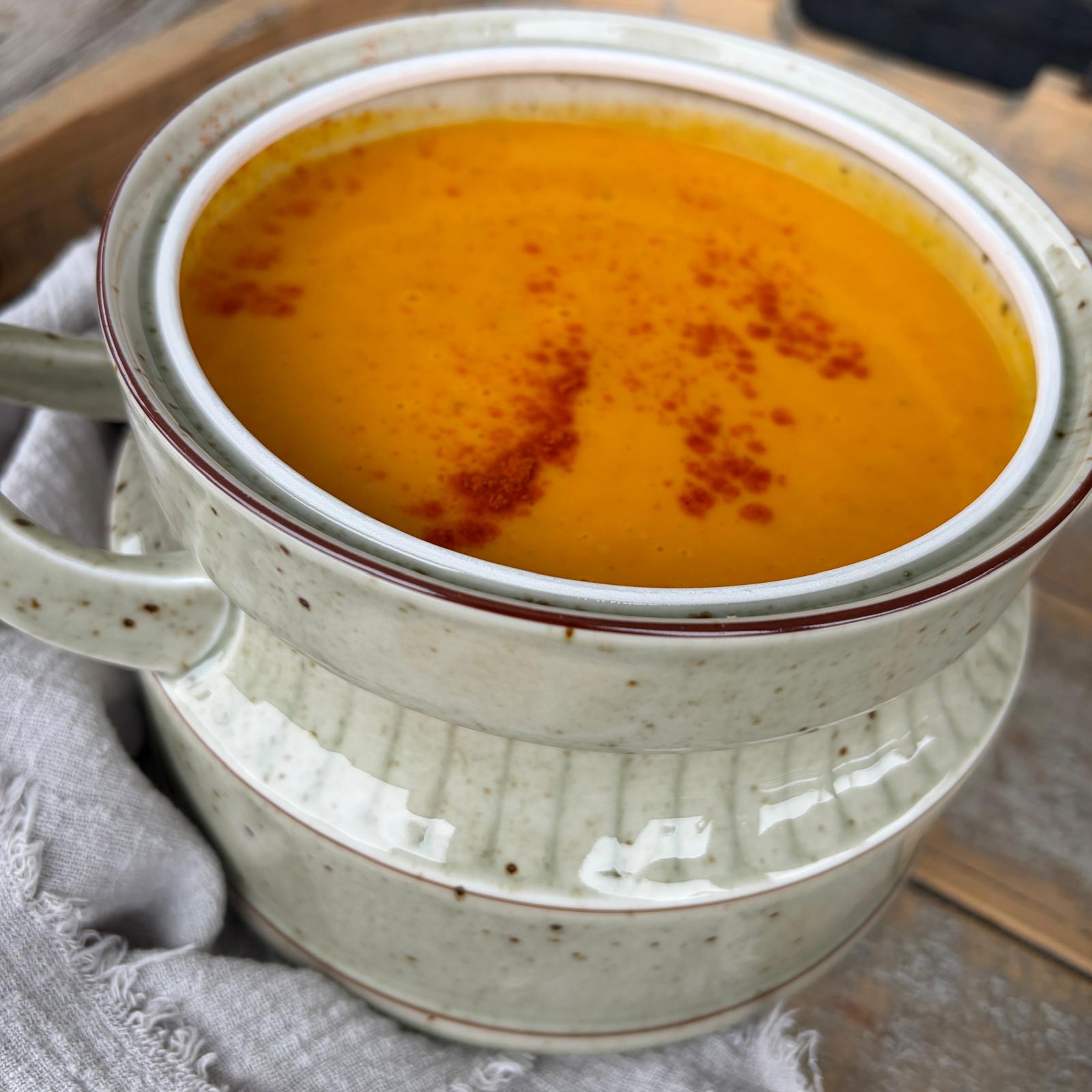 Süßkartoffel-Kürbis-Suppe